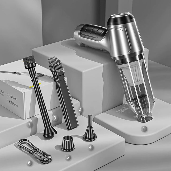 High Power Mini Vacuum Cleaner | Magic Cloth As A Gift! 🔥