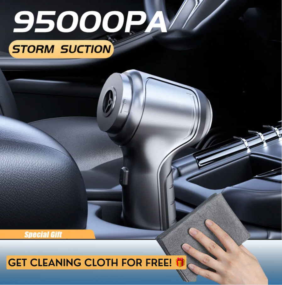 High Power Mini Vacuum Cleaner | Magic Cloth As A Gift!🔥