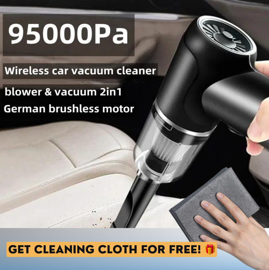 High Power Mini Vacuum Cleaner | Magic Cloth As A Gift!🔥